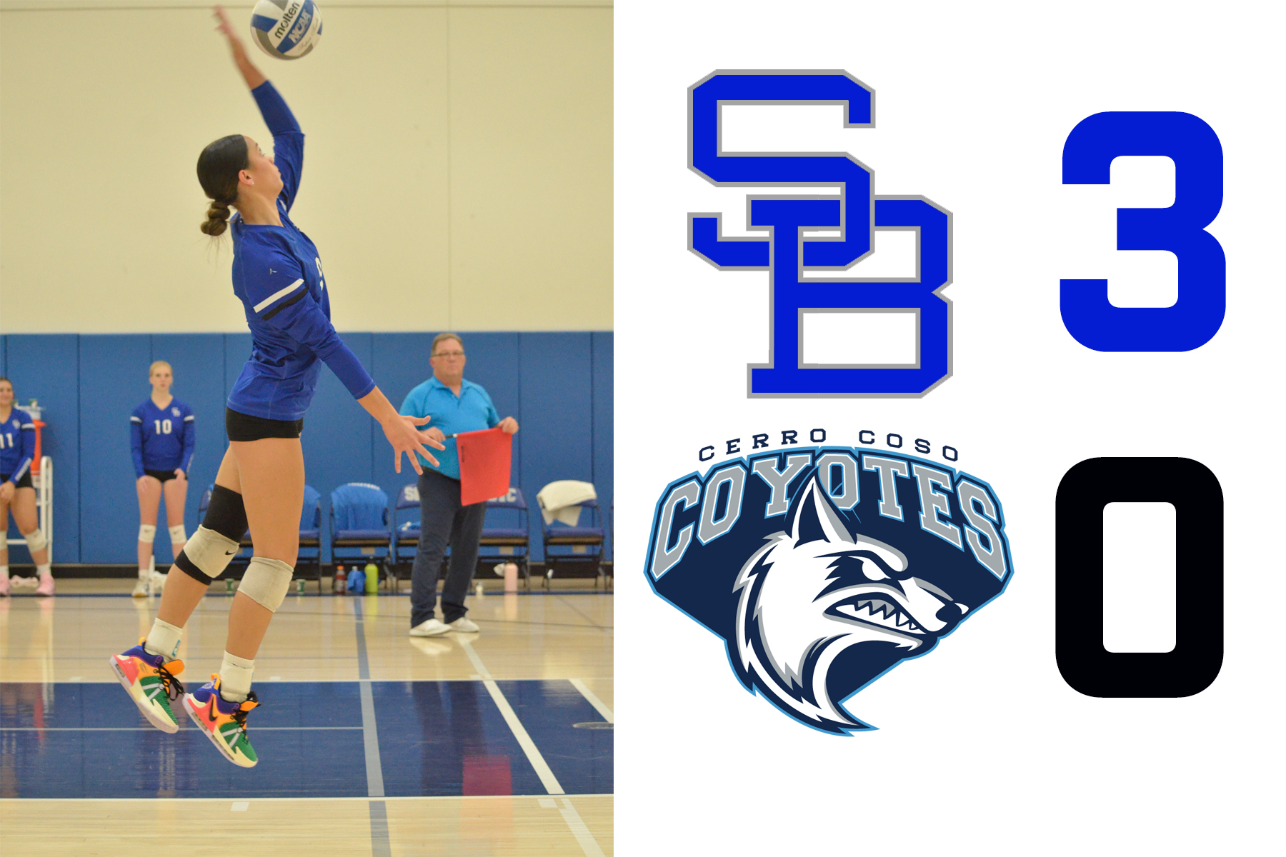 Volleyball Clinches Winning Season With Sweep
